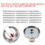 DG64-00473A Top Burner Control Dial Knob with Reinforced Ring Samsung Range