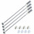 W10780048 Washer Washing Suspension Rod Kit 4-pcs Whirlpool Kenmore Maytag