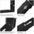 2x Adjustable Microwave Brackets Wall Mount Heavy Duty Shelf Carbon Steel Cradle