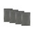 COMPATIBLE GE PS255242 ALUMINUM GREASE MICROWAVE FILTER REPLACEMENTS 4-PACK