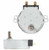 Turntable Motor Compatible with GE ST16FE ST-16FE EX73SAAA3