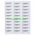 3000 Address Labels Amazon FBA Labels 30 Per Sheet 30UP 2.625x1 100 Sheets