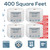 Bubble Cushioning Wrap 400 ft x 12- Perforated Every 12- 1/2 Large Bubble