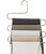 Trousers Hanger 5 Layers S Shape Pants Scarf Hanger Holder Closet Space Saver