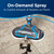 Bissell SpinWave Plus Powered Hardwood Floor Mop and Cleaner On Demand Spray