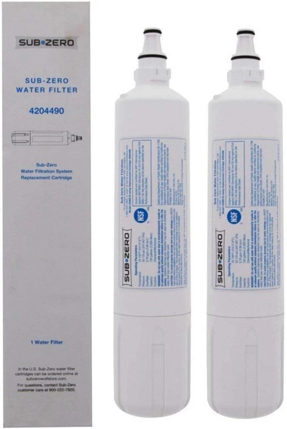 2 Pack Sub-Zero 4204490 9030868 Refrigerator Water Filter