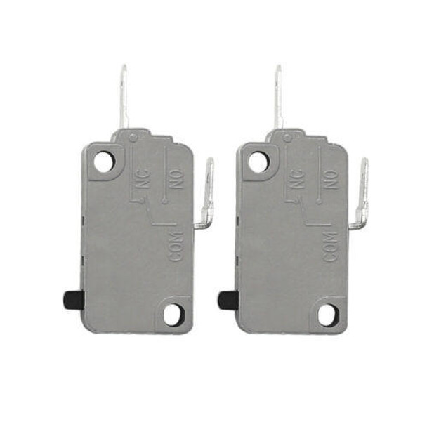 2Pcs KW3A 16A 125V/250V Microwave Oven Door Micro Switch Normally Close Grey USA