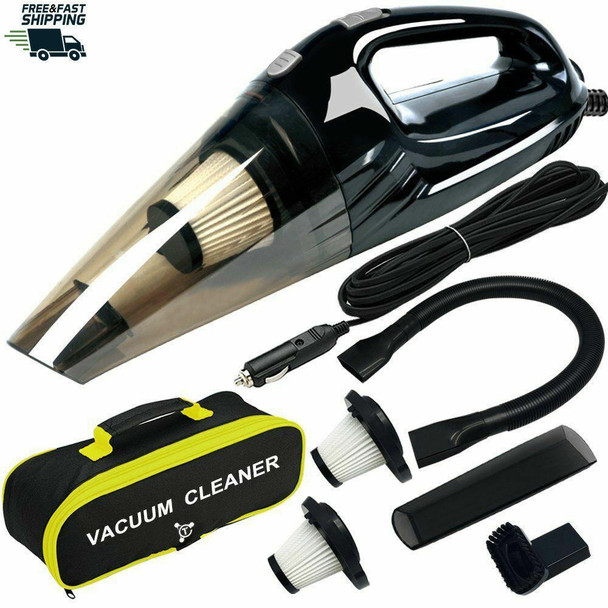 Powerful Car Vacuum Cleaner, Portable WetandDry Handheld strong Suction Car Vacuum