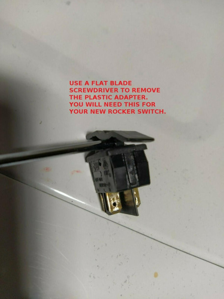 On/Off Rocker Switch for Shop Vac - Redstag Supplies