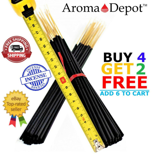 19 Long Jumbo Premium Incense Sticks 30 Per Pack Hand Dipped 19 inch Scented