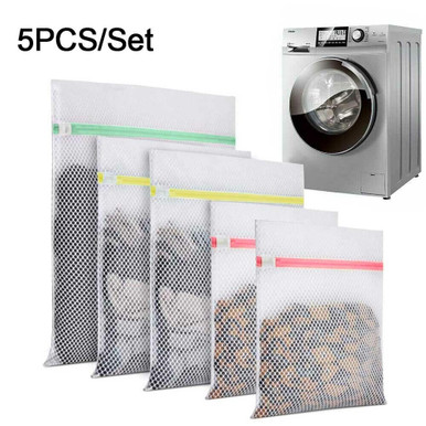 Pop Up Foldable Laundry Basket Mesh Hamper Washing Clothes Bag Storage Bin  NGL-1