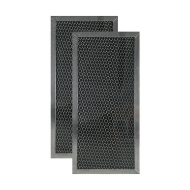 Air Filter Factory 2-Pack Charcoal Carbon Filters – Compatible With Whirlpool 4393791 Microwave Range Hood
