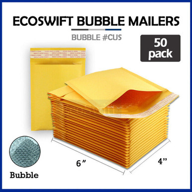 Unbranded 6 In X 6 In Envelope Bags & Poly Mailers 500 Poly Bubble Mailers 6x10 Inches - EcoSwift Recyclable Padded Shipping Envelopes Polyethylene - Foto 5