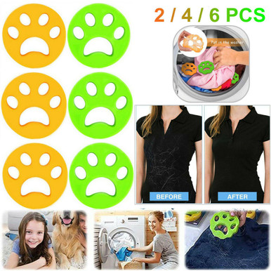  6 PCS Paw Pet Hair Remover for Laundry, Reusable Clothes  Anti-Tangle Adsorption Washing Machine Lint Catcher, Laundry Pet Hair  Remover for Washer and Dryer Bedding Clothes (3 Blue+3 Orange) : Health