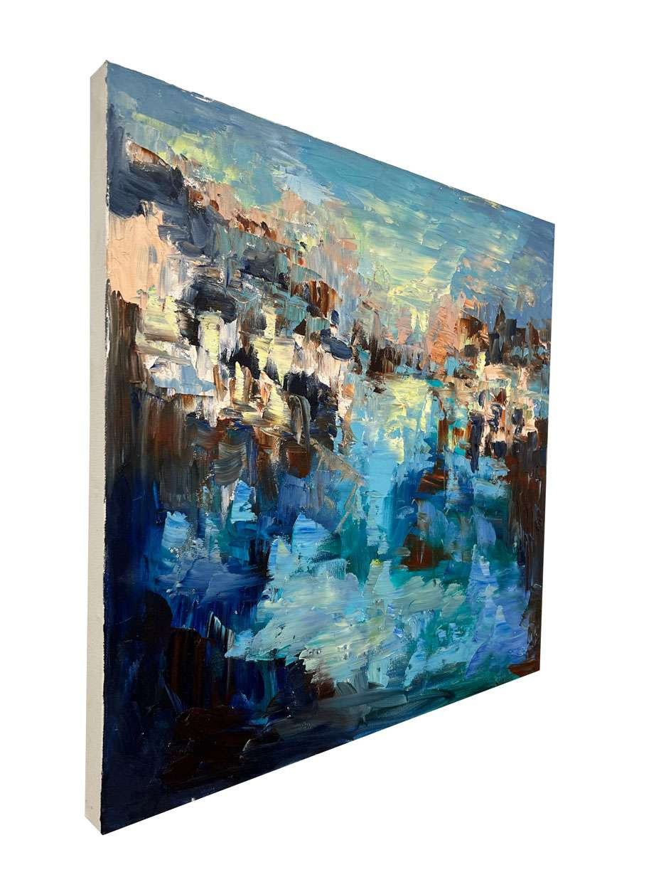 Heather Kanazawa: Glowing Mountain Lake - BoxHeart Gallery