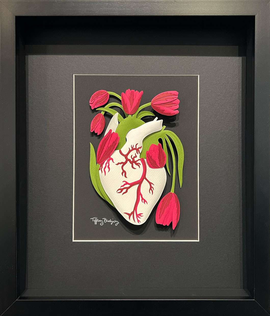 Tiffany Budzisz: Healing Heart: Red Tulips
