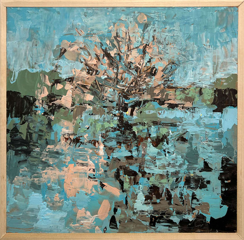 Copy of Heather Kanazawa: Cherry Tree Reflections no. 1 Painting BoxHeart Gallery