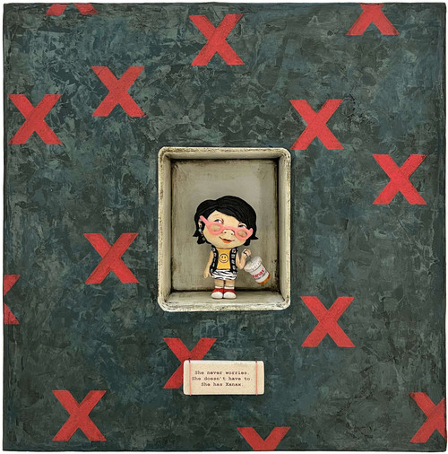 Kina Crow: Xanax Art & Artists BoxHeart Gallery
