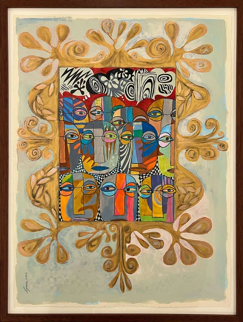Lynne Feinberg: Myopia Group Portrait Art & Artists BoxHeart Gallery