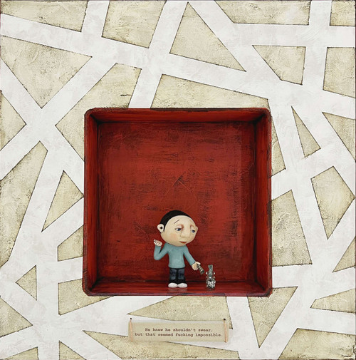 Kina Crow: Swear Jar Art & Artists BoxHeart Gallery