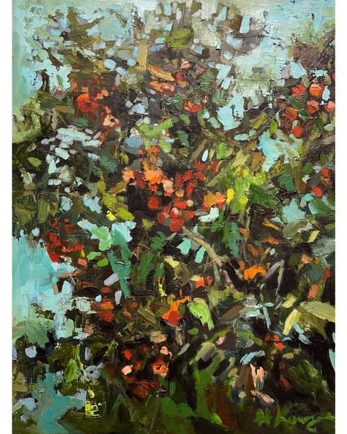 Heather Kanazawa: Red Berries Art & Artists BoxHeart Gallery