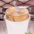 24-32oz PET Food Cup Dome Lids (142mm) - 600 pcs