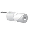 Adhesive Thermal Paper (Light Adhesive)  3 1/8" x 270' (18 Rolls)