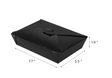 Fold-To-Go Box #2, 54 fl oz,  Black - 200 pcs