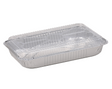 4 lb Oblong Foil Pan, 12.5" x 8 3/8" x 1.75" - 250 pcs
