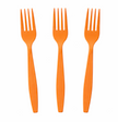 Fork, Heavy Weight, Orange, PP - 1000 pcs