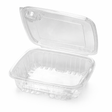 Hinged Deli Container with Lid 48 oz PET Tamper Resistant - 150 pcs