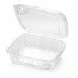 Hinged Deli Container with Lid 64 oz PET Tamper Resistant - 150 pcs