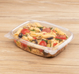 Hinged Deli Container with Lid 24 oz PET - 200 pcs