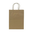 VIP Kraft Paper Shopping Bags, 10" W x 5" G x 13" H, Medium - 250 pcs