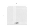 French Fry Bag, White, 4.5" x 4.1". Grease-Resistant - 2000 pcs