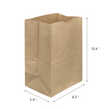 Paper Bag, 20 lb (Shorty), Kraft - 500 pcs