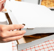 Custom Pizza Box, 14''x14''x2'', White - 50 pcs