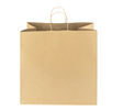 Kraft Paper Shopping Bags, 16.9” W x 9.4" G x 17.7” H, 2XL - 150 pcs