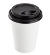 Lid Dome Sipper, for Hot Cup (80mm), Black, 8oz, 1000 Pcs
