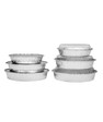 7" OPS Dome Lids for Foil Containers - 500 pcs
