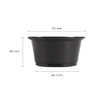 2 oz Portion Cups, PP, Black (60mm) - 2,500 pcs