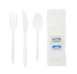 Cutlery Kit, PP, 6 Piece White MW (F,K,S,Nap,S&P), 250 Kits