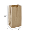Paper Bag, 4 lb, Kraft - 2,000 pcs