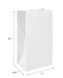 Paper Bag, 12 lb, White - 1,000 pcs