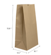 Paper Bag, 20 lb, Kraft - 500 pcs