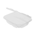 Hinged Deli Container with Lid 8 oz PET Tamper Resistant - 200 pcs
