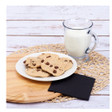 Napkin, Beverage, 9.5" x 9.5",  2 Ply Premium, 1/4 Fold, Black - 4,000 pcs