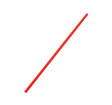 Sip Stir Straws (3mm), 5.25", Unwrapped, Red - 10,000 pcs