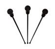 4.75" Black Stir Stix Plugs - 2000