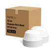 32oz PFAS Free Eco-Friendly Fiber Rice / Salad Bowl, White - 500 pcs